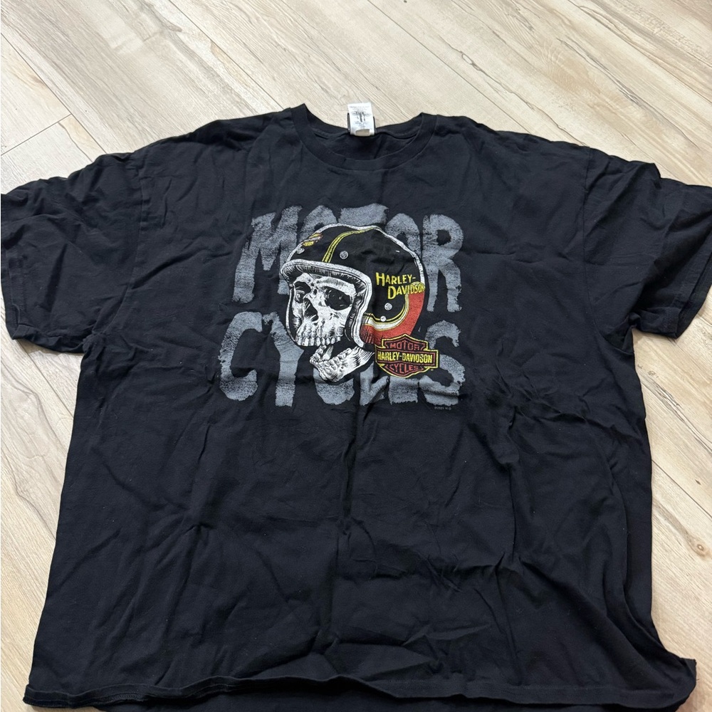 Harley-Davidson Black Skull Graphic‎ Tee